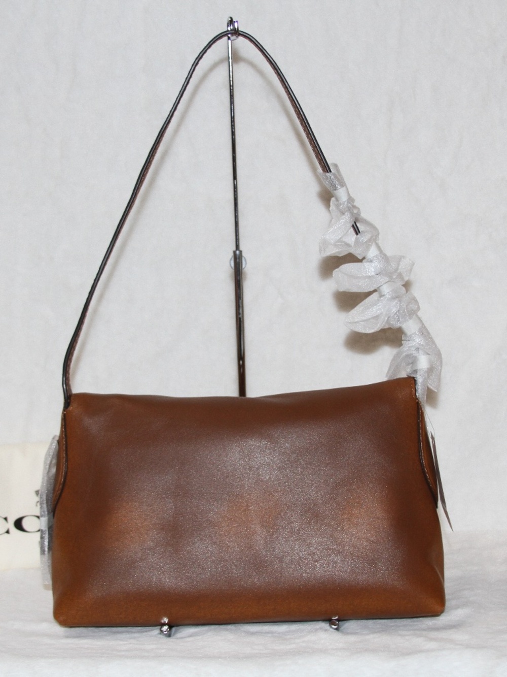 NWT COACH Chelsea Shoulder Bag 30 Loved Leather Purse Handbag Brown - Picture 5 of 9